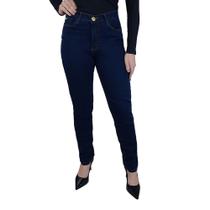 Calça Feminina Ouzzare Jeans Skinny Azul Escuro - ZZ8060