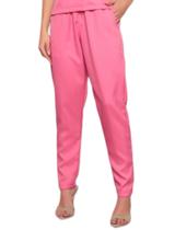 Calça Feminina Oxford Rebeca com elástico Pink Calça Feminina Oxford Rebeca com elástico Pink