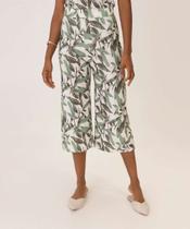 Calça Feminina Pantacourt Estampa Folhagem Marisa-00018 Calça Feminina Pantacourt Estampa Folhagem Marisa-00018