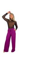 Calça FEMININA Pantalona Crepe Duna