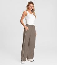 Calça Feminina Pantalona Dianna Marrom Calça Feminina Pantalona Dianna Marrom