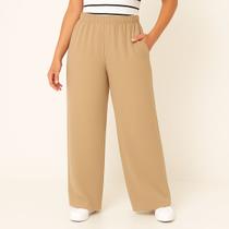 Calça Feminina Pantalona Duna Cintura Alta Wide Leg