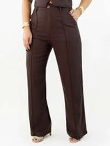 Calça Feminina Pantalona Em Linho Anticorpus 14350