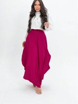 Calça Feminina Pantalona Pantacourt Godê Em Viscolycra Malha Veste Tamanho Grande Calça Feminina Pantalona Pantacourt Godê Em Viscolycra Malha Veste Tamanho Grande
