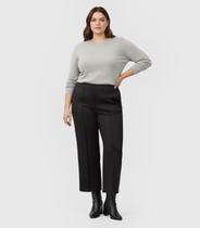 Calça Feminina Pantalona Plus Size Renaluci Preto Calça Feminina Pantalona Plus Size Renaluci Preto