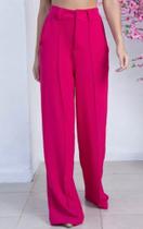 Calça Feminina Pantalona Wide Leg Duna com Botão Calça Feminina Pantalona Wide Leg Duna com Botão