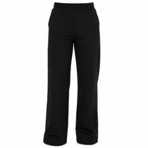 Calça Feminina Pantalona Wide Leg Moletom Cintura Alta -