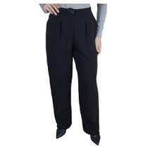 Calça Feminina Parado no Ar Air Flow Wide Leg Preta - 730361 Calça Feminina Parado no Ar Air Flow Wide Leg Preta - 730361