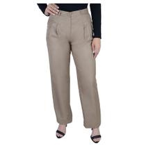 Calça Feminina Parado no Ar Wide Leg Marrom - 730361