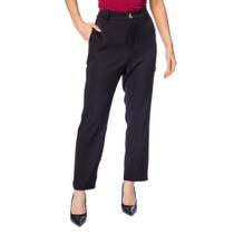 Calça Feminina Pellini Alfaiataria Reta com Bolsos Preto Calça Feminina Pellini Alfaiataria Reta com Bolsos Preto