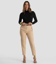 Calça Feminina Plus Size Alfaiataria Dianna Marrom Calça Feminina Plus Size Alfaiataria Dianna Marrom