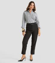 Calça Feminina Plus Size Alfaiataria Dianna Preto Calça Feminina Plus Size Alfaiataria Dianna Preto