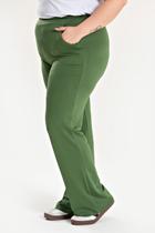 Calça Feminina Plus Size Confort em Molecotton C/ Bolso - Serena