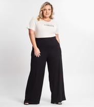 Calça Feminina Plus Size Secret Glam Preto