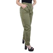 Calça Feminina Recuzza Baggy Verde Militar - 10703 Calça Feminina Recuzza Baggy Verde Militar - 10703