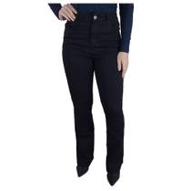 Calça Feminina Recuzza Jeans Butcut Black - 11002 Calça Feminina Recuzza Jeans Butcut Black - 11002