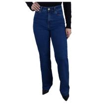 Calça Feminina Recuzza Jeans Wide Leg Confort - 11006 Calça Feminina Recuzza Jeans Wide Leg Confort - 11006