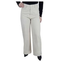 Calça Feminina Recuzza Wide Leg Linho Bege Off - 11023