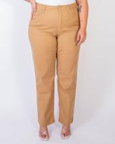 Calça Feminina Reta Bege - Blubetty BCF 3396