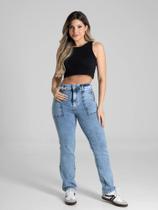 Calça Feminina Reta Petit Sawary 281274 Calça Feminina Reta Petit Sawary 281274