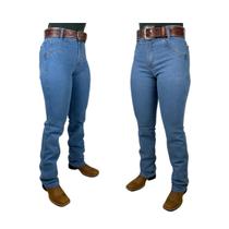 Calça Feminina Rodeio Country Tradicional Azul e Delavê Calça Feminina Rodeio Country Tradicional Azul e Delavê