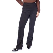 Calça Feminina Rovitex Flare de Malha Preto