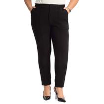 Calça Feminina Rovitex Plus Size Alfaiataria Preto Calça Feminina Rovitex Plus Size Alfaiataria Preto