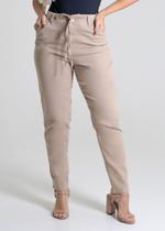 Calça Feminina Sarja Mom Sawary Premium Original Cintura Alta Moda 279787