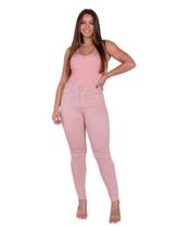 Calça Feminina Sarja Rosa Skinny - Rosa