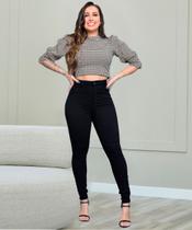 Calça Feminina Sawary Cintura Alta Preto Intenso Conforto Inigualável e Ajuste Impecável Calça Feminina Sawary Cintura Alta Preto Intenso Conforto Inigualável e Ajuste Impecável