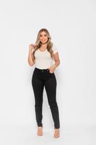 Calça Feminina Skinny 7831 Preto Bella Canvas