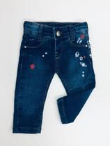 Calça Feminina Skinny Akiyoshi Jeans Tamanho M para Bebê Azul