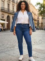 Calça Feminina Skinny Plus Size Revanche Ca.Fem.00340 Calça Feminina Skinny Plus Size Revanche Ca.Fem.00340