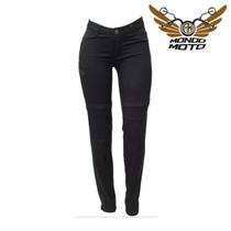 Calça Feminina Slim Hlx Preta 46 - Com Proteção - Motociclista - Motoqueiro - Mulher