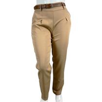 Calça Feminina Social Alfaiateria Trabalho Cintura Alta