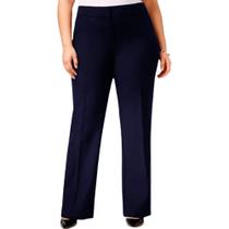 Calça Feminina Social Plus Size, Alfaiataria, Até 58