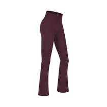 Calça feminina super macia flare cintura alta controle de barriga treino yoga leggings sino bottoms