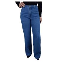Calça Feminina Tharog Jeans Wide Leg Blue Stone - 1088JN