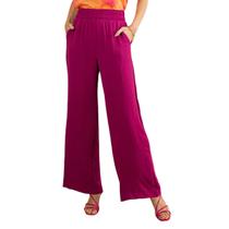 Calça Feminina Tharog Pantalona Roxo - TH1667