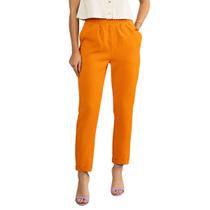 Calça Feminina Tharog Rustic Linen Laranja - TH1681 Calça Feminina Tharog Rustic Linen Laranja - TH1681