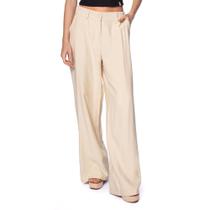 Calça Feminina The Style Box Pantalona Creme Calça Feminina The Style Box Pantalona Creme