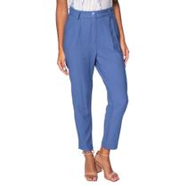 Calça Feminina The Style Box Reta de Alfaiataria Azul Calça Feminina The Style Box Reta de Alfaiataria Azul