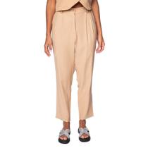 Calça Feminina The Style Box Reta de Alfaiataria Bege Calça Feminina The Style Box Reta de Alfaiataria Bege