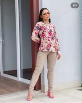 Calça feminina Verona bege Calça feminina Verona bege