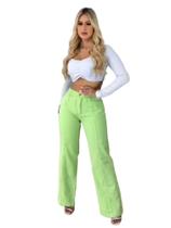 Calça feminina Wid Leg Sem Elastano Calça feminina Wid Leg Sem Elastano