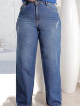 Calça Feminina Wide Barra A Fio Plus Size Revanche 201190