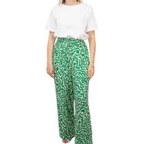 Calça Feminina Wide Leg em Viscose Estampada Calça Feminina Wide Leg em Viscose Estampada