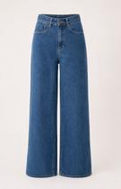 Calça Feminina Wide leg Jeans