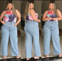 Calça feminina Wide Leg Plus Size - 993