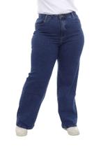 Calça Feminina Wide Leg Plus Size Consciencia Jeans 28006